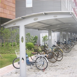 膜结构自行车停车棚